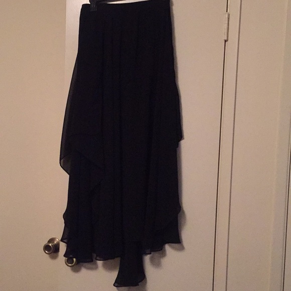 Zara -Chiffon Black Maxi. - Picture 2 of 2
